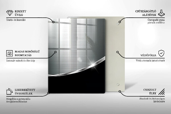 Glasskärbräda Blå färg