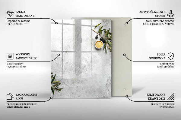 Glasskärbräda Grön färg