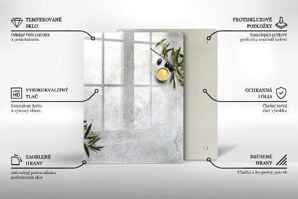 Glasskärbräda Grön färg