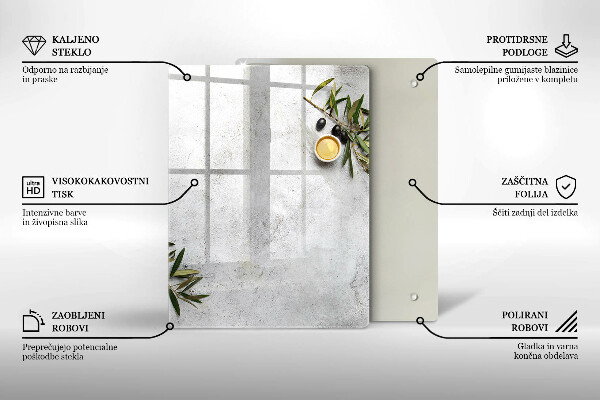 Glasskärbräda Grön färg