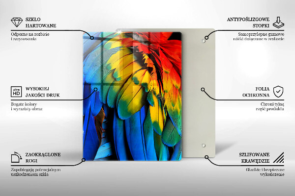 Glasskärbräda Marinblå färg