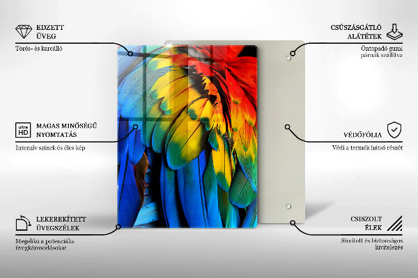 Glasskärbräda Marinblå färg
