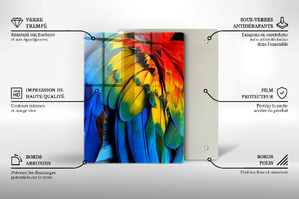 Glasskärbräda Marinblå färg