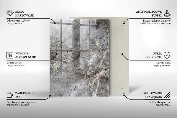 Glasskärbräda Blå färg