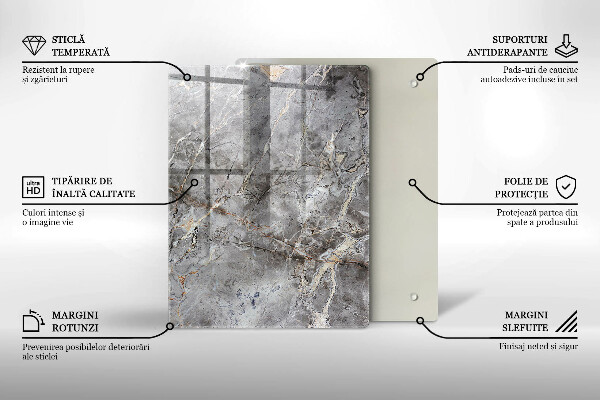 Glasskärbräda Blå färg