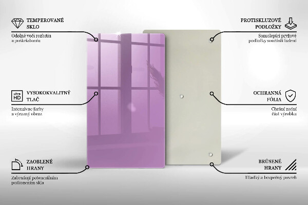 Glasskärbräda Violett