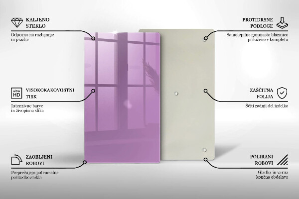 Glasskärbräda Violett