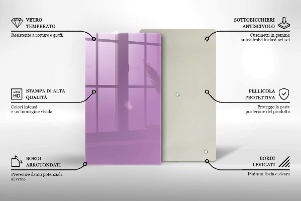 Glasskärbräda Violett