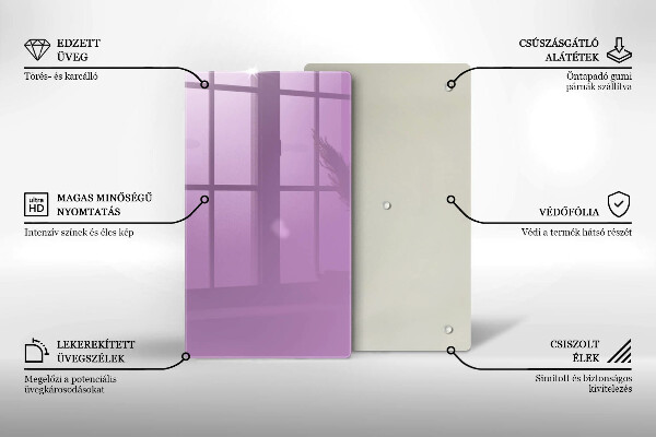 Glasskärbräda Violett