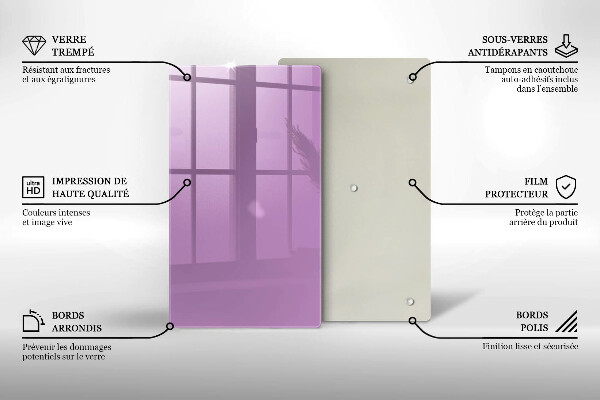 Glasskärbräda Violett