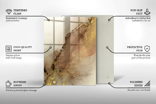 Glasskärbräda Violett