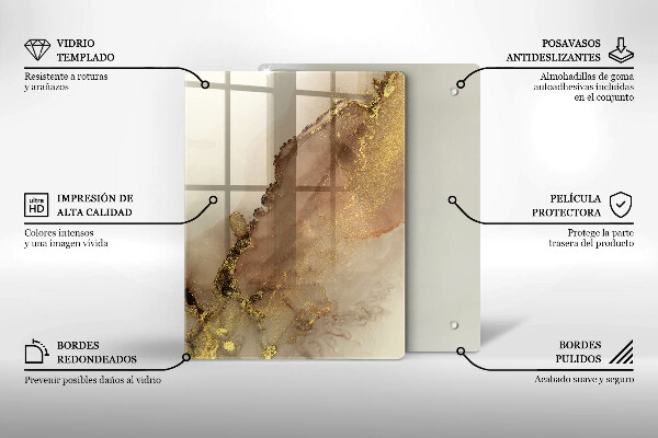 Glasskärbräda Violett