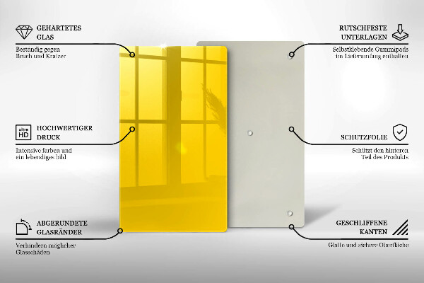 Glasskärbräda Gul färg