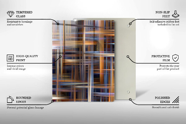 Glasskärbräda Gul färg