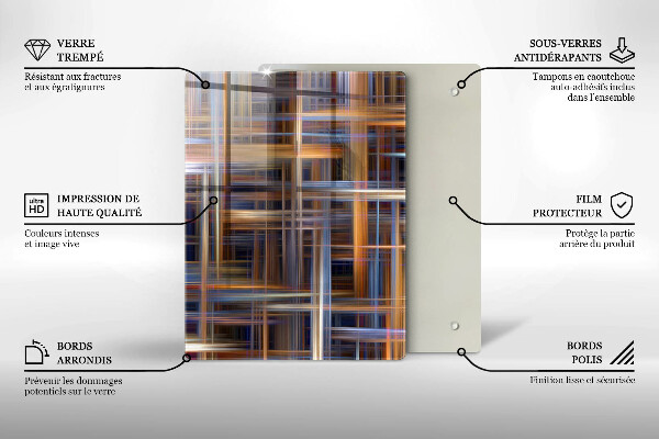 Glasskärbräda Gul färg