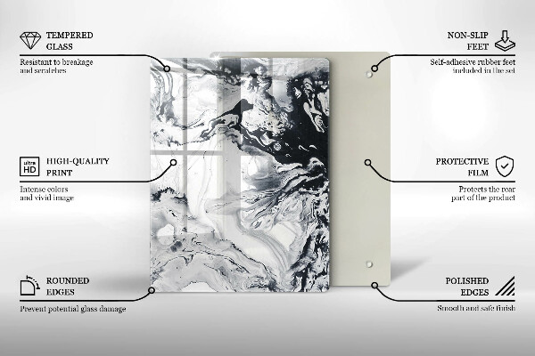 Glasskärbräda Citronfrukt