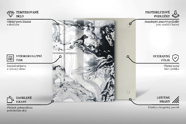 Glasskärbräda Citronfrukt