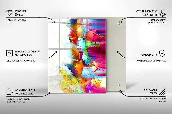 Glasskärbräda Avokado frukt