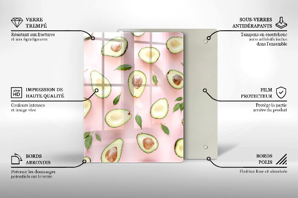 Glasskärbräda Frukt och grönsaker