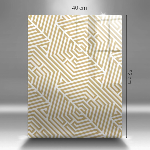 Glasskärbräda Geometriska linjer