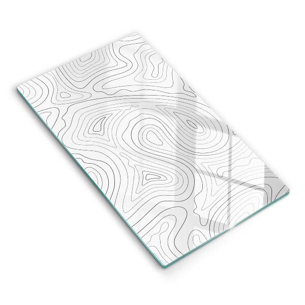 Glasskärbräda Abstraktionsformer