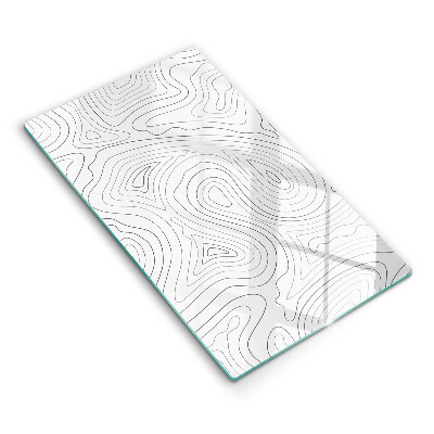 Glasskärbräda Abstraktionsformer