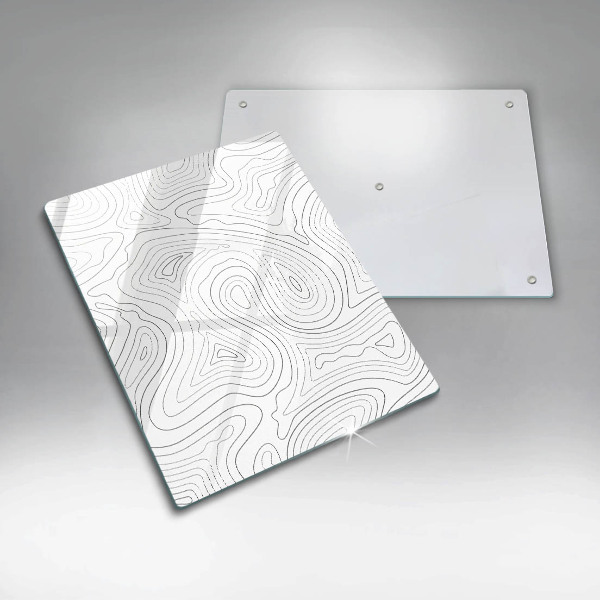 Glasskärbräda Abstraktionsformer