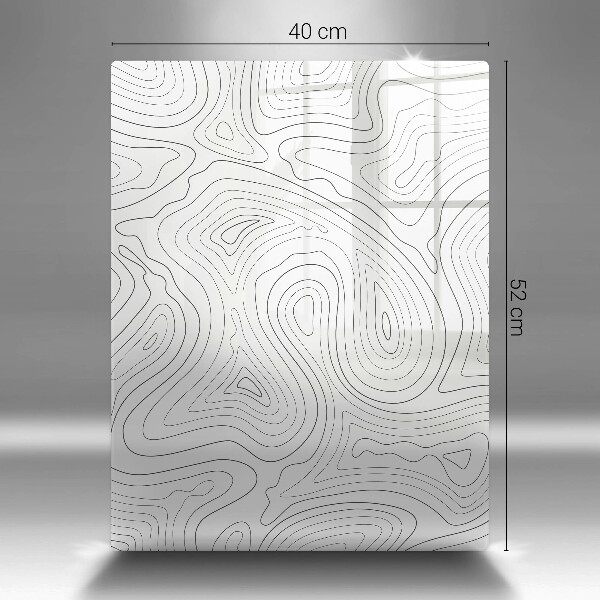 Glasskärbräda Abstraktionsformer