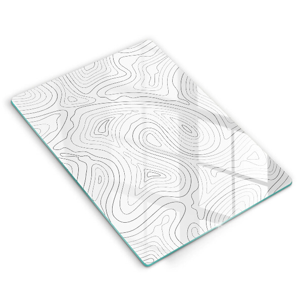 Glasskärbräda Abstraktionsformer