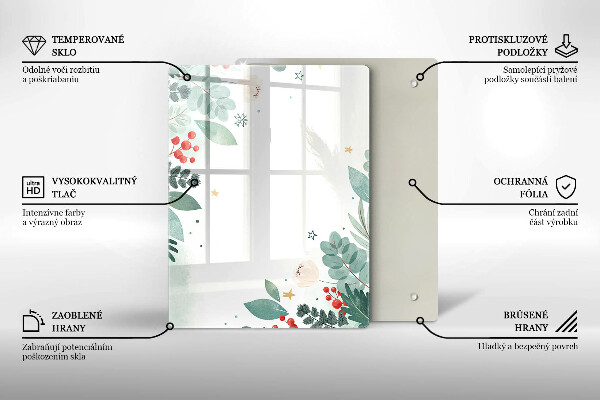 Glasskärbräda Abstraktionsformer