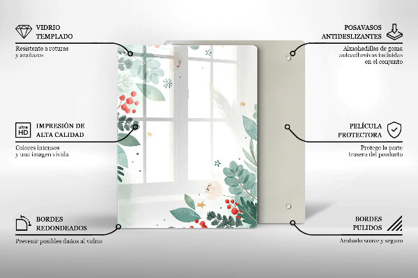 Glasskärbräda Abstraktionsformer