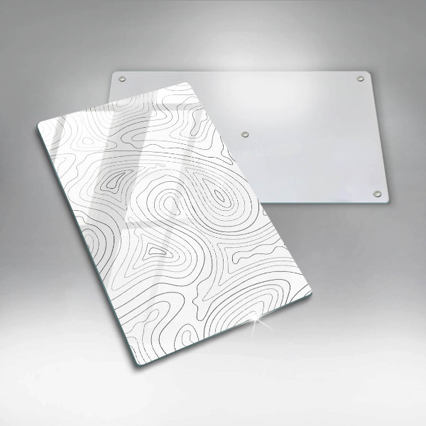 Glasskärbräda Abstraktionsformer