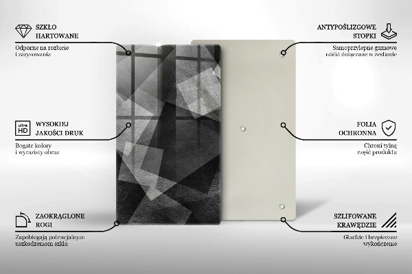 Glasskärbräda Geometrisk abstraktion