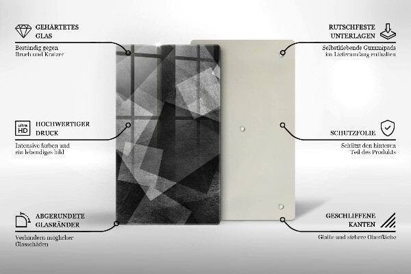 Glasskärbräda Geometrisk abstraktion