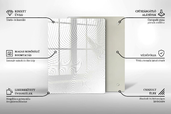 Glasskärbräda Geometrisk abstraktion