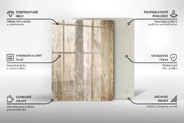Glasskärbräda Blått abstrakt guld