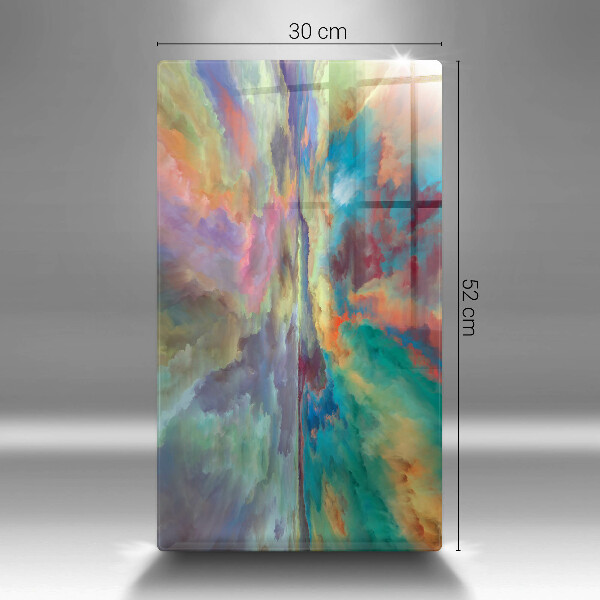 Glasskärbräda Färgglad himmel