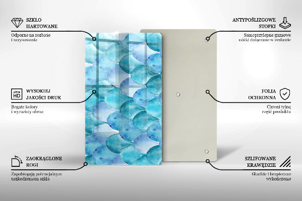 Glasskärbräda Akvarell skalor