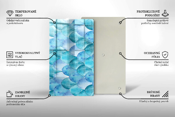 Glasskärbräda Akvarell skalor