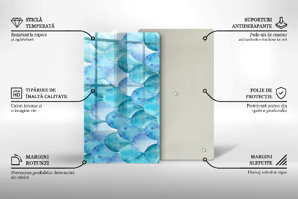 Glasskärbräda Akvarell skalor