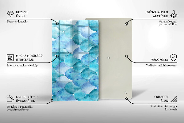 Glasskärbräda Akvarell skalor