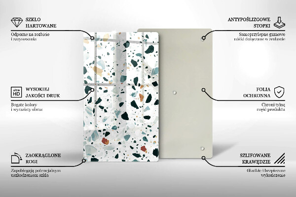 Glasskärbräda Ljus stengres