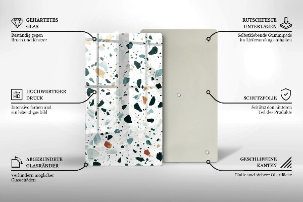 Glasskärbräda Ljus stengres