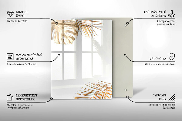 Glasskärbräda Ljus stengres