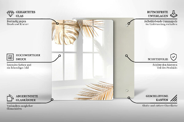 Glasskärbräda Ljus stengres