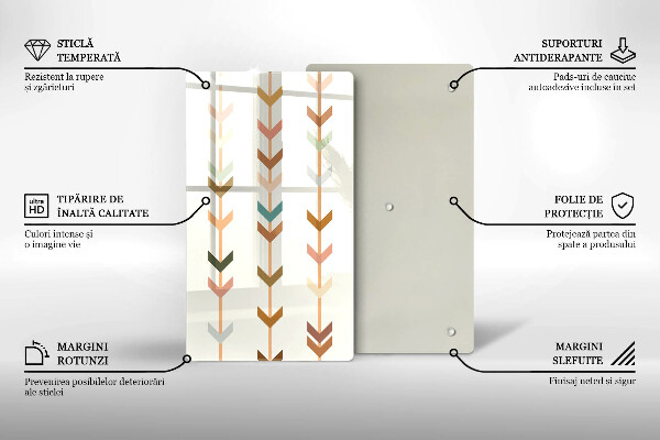 Glasskärbräda Geometriska element