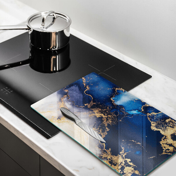 Glasskärbräda Elegant bakgrund och guld