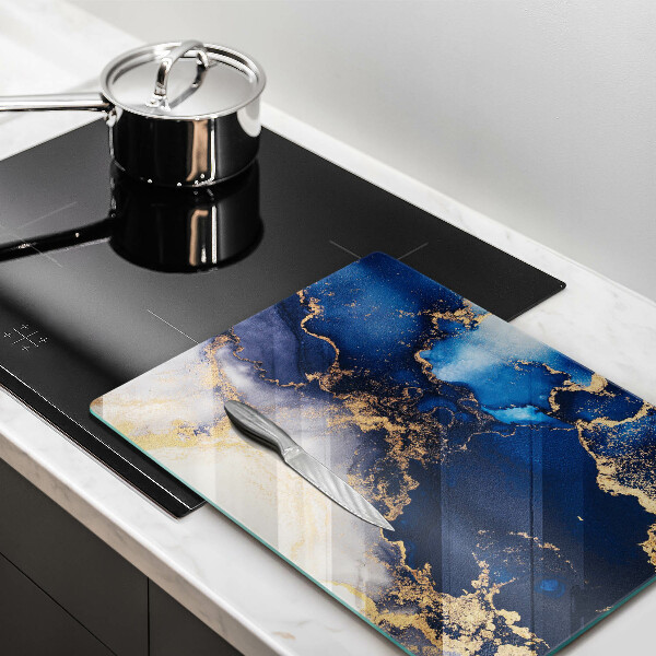 Glasskärbräda Elegant bakgrund och guld