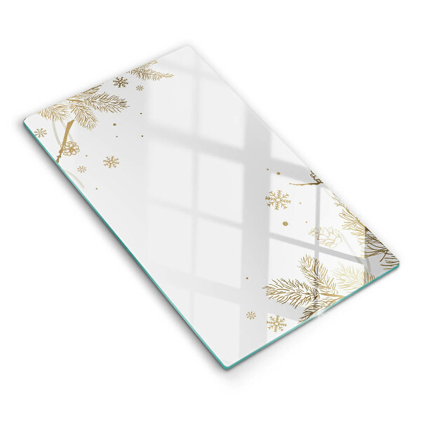 Glasskärbräda Vinterdekorationer
