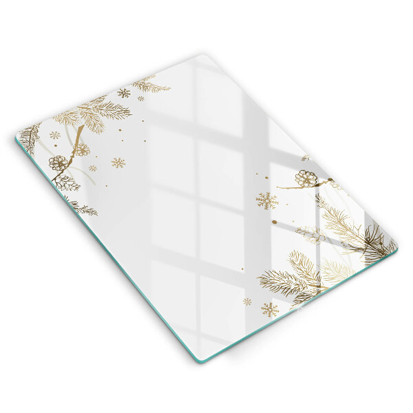 Glasskärbräda Vinterdekorationer